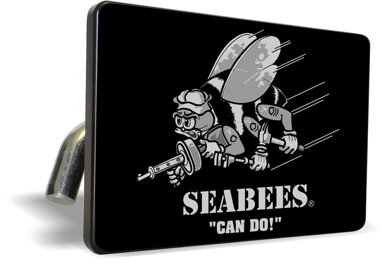 U.S. Navy Seabees - Tow Hitch Cover